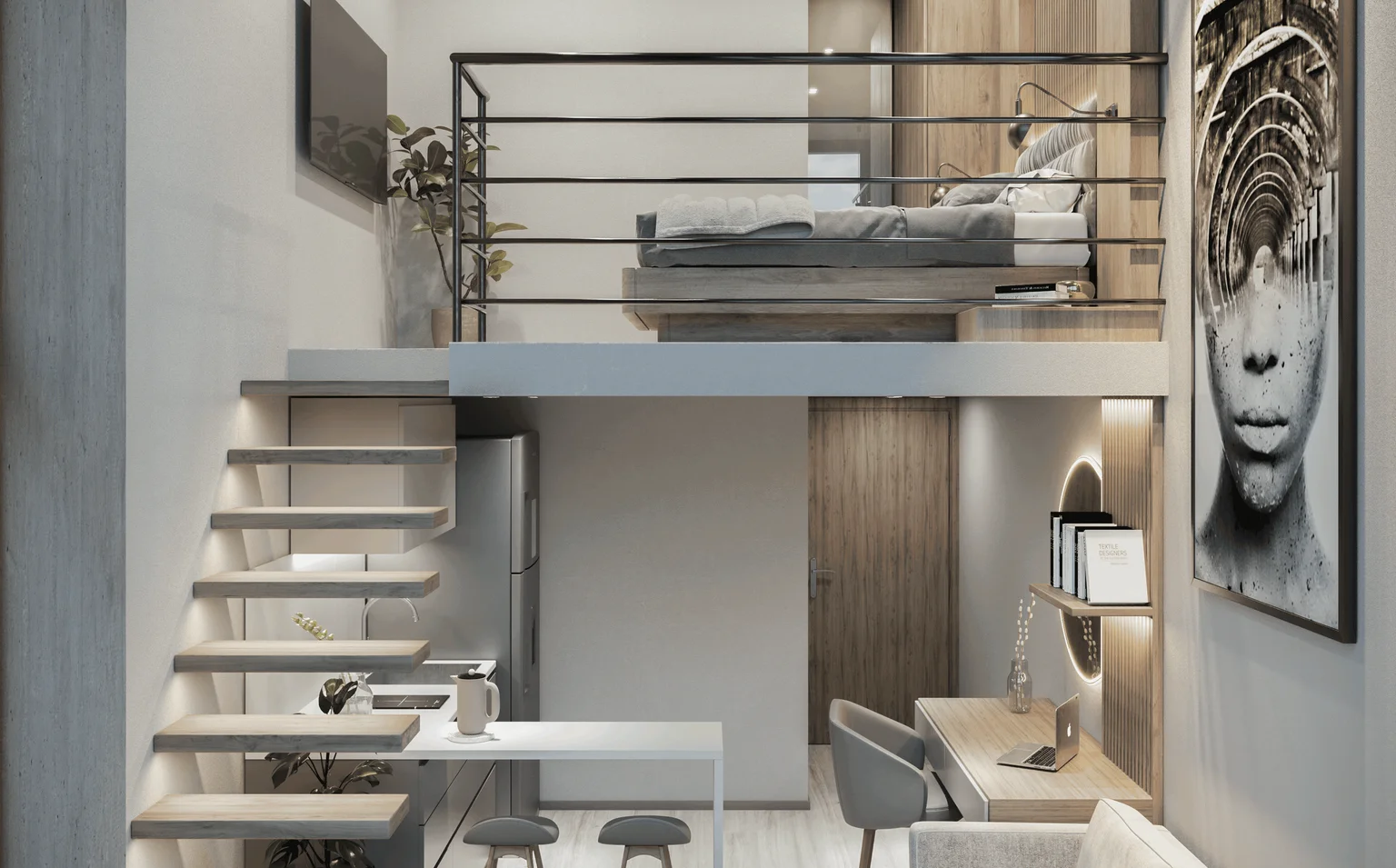 Modern luxury apartment community